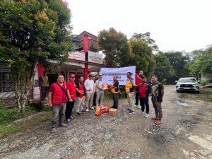 Tanggap Banjir Landak, Antam UBPB Kalbar Turunkan Tim ERG 