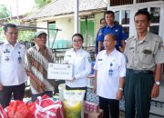 Didatangi Karolin, Korban Kebakaran di Martalaya Ucapkan Terimakasih