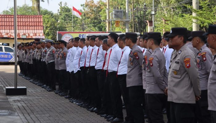 Ini Yang Disampaikan Kapolresta Pontianak Saat Pimpin Apel Pagi