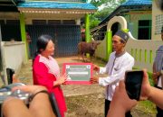 Karolin Serahkan Bantuan Hewan Kurban ke Masjid Babul Hafadzah