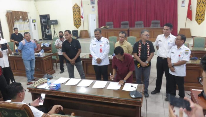 Sengketa Batas Wilayah Adat, Warga Sindur dan Nangka Sepakati 4 Poin Perjanjian 