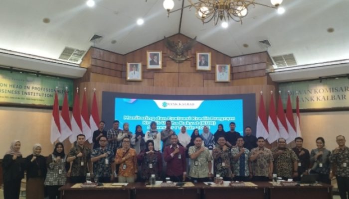 Pastikan Penyaluran KUR Tepat Sasaran, Bank Kalbar dan DJPb Kalbar Gelar Monev
