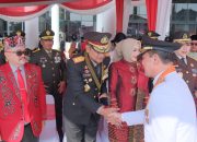 Polda Kalbar Ikuti Upacara Peringatan HUT RI ke 80 di Kantor Gubernur Kalbar