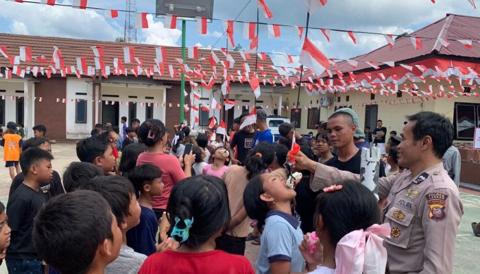 Kapolsek Mempawah Hulu Gelar Lomba HUT RI untuk Warga Sekitar Polsek