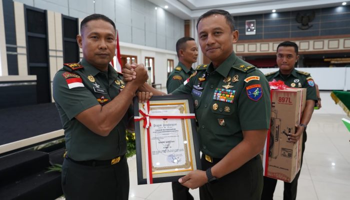 Kodim Sanggau Raih Juara 2 Lomba Kebersihan Satuan