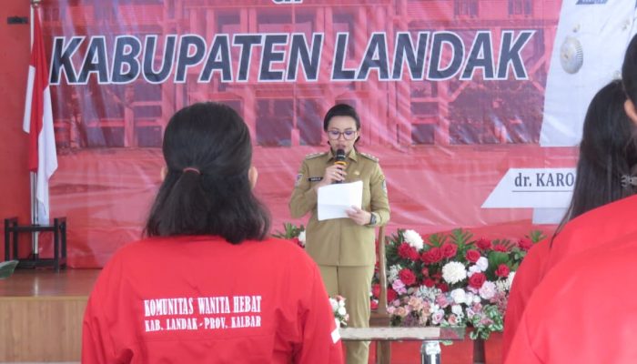 Bupati Landak Kukuhkan Komunitas Wanita Hebat Landak 