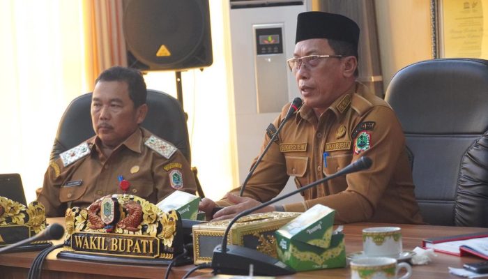 Wabup Kapuas Hulu Pimpin Zoom Meeting Bersama Mendagri 