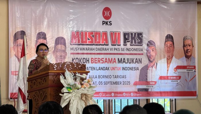 Musda PKS Landak, Karolin Minta Kerjasama Parpol Untuk Kepentingan Masyarakat