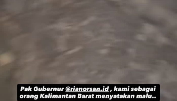 Viral di IG Bobon Santoso Jalan Rusak, Ini Bantahan Bupati Kapuas Hulu 