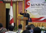 Lasarus dan Pimpinan BMKG Kunker ke Sintang