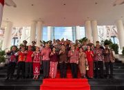 Karolin Pimpin Upacara Puncak Harjad Pemkab Landak ke 26