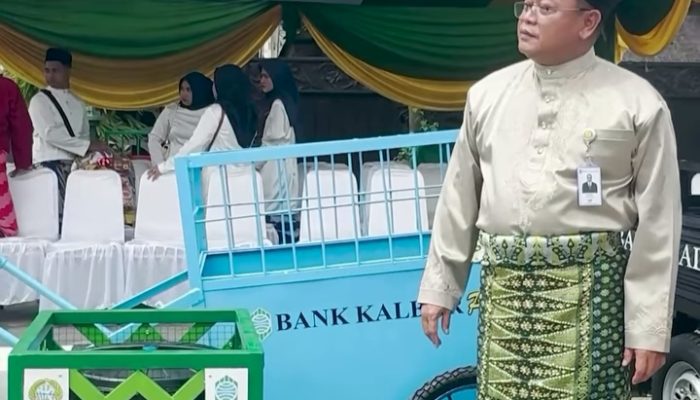Harjad ke 254 Kota Pontianak, Bank Kalbar Salurkan Bantuan CSR 15 Tempat Sampah
