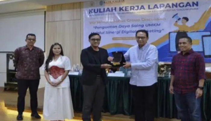 Bank Kalbar dan Prodi Magister Akuntansi Untan Gelar Pelatihan Digital Marketing