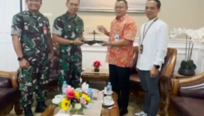 Pererat Sinergi Daerah, Dirut Bank Kalbar Silaturahmi ke Lanud Supadio Pontianak