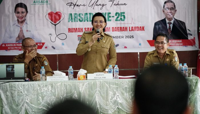 Bupati Landak Dukung Aksi Donor Darah HUT ARSADA ke 25