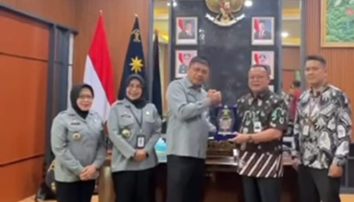Jalin Sinergi Antar Bank Kalbar dan Kanwil Kemenkumham Kalbar 