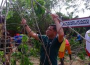 Jumat Bersih, Wabup Landak Bersihkan Makam Juang 