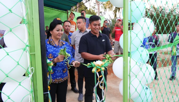 Bupati Landak Resmikan Mini Soccer Perdana di Landak 