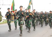 Peringati Hari Juang Infanteri, Pangdam XII/Tpr Jalan Kaki Tuntaskan Etape Terakhir 
