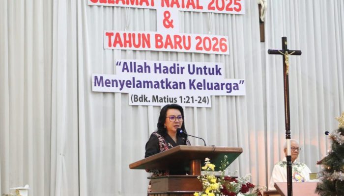 Misa Malam Natal, Karolin Ajak Umat Kristiani Maknai Tema Natal 2025