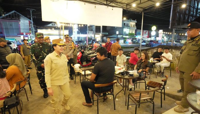 Bupati Landak Lakukan Patroli Kamtibmas Jelang Tahun Baru 2026