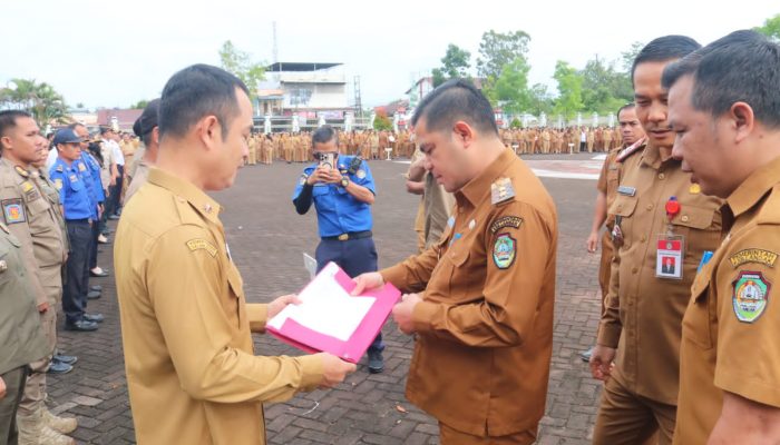 Wabup Landak Cek Kehadiran ASN Pemkab Landak di Awal Tahun 2026