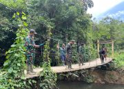 Peduli Kesulitan Warga, Kodim 1209/Bengkayang Kawal Rencana Jembatan Gantung 