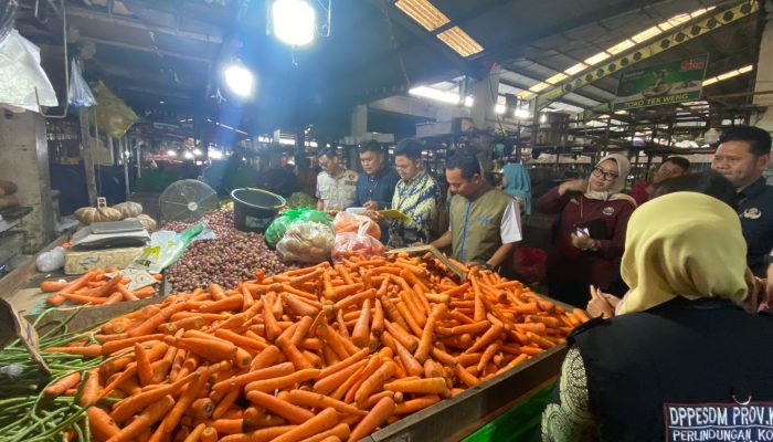 Satgas Saber Pangan Kalbar Kembali Lakukan Monitoring di Pasar Flamboyan