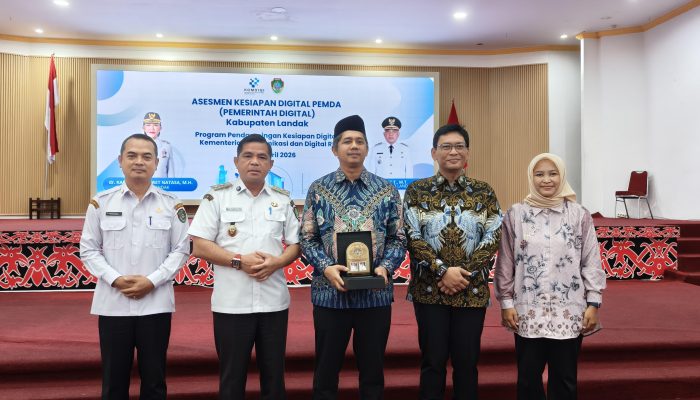 Wabup Landak Erani Buka Kegiatan Asesmen Kesiapan Digital Pemerintah Daerah