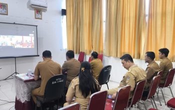 Zoom Meeting Bersama Gubernur, Wabup Landak Bahas Budaya Kerja ASN