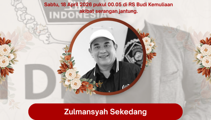 Selamat Jalan Sekjen PWI Pusat Kanda Zulmansyah Sekedang