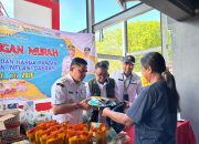 Wabup Landak Buka Gerakan Pangan Murah di Ngabang