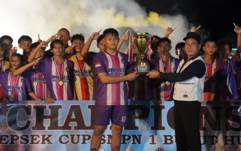 Wabup Kapuas Hulu Hadiri Penutupan Sepak Bola Kepsek Cup 2026