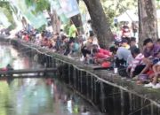 Ribuan Warga Ikuti Lomba Mancing HUT 62 Bank Kalbar di Sungai Jawi