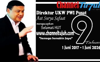 Ucapan HUT ke-9 channeltujuh.com 1 Juni 2017 – 1 Juni 2026