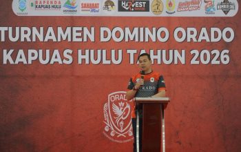 Buka Turnamen Domino, Ini Harapan Bupati Kapuas Hulu 