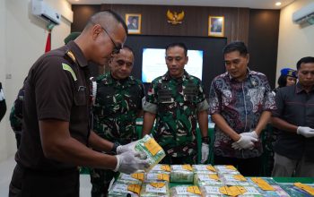 Kodam XII/Tpr Gagalkan Penyeludupan 21,4 Kg Sabu dan Amankan WNA Malaysia 