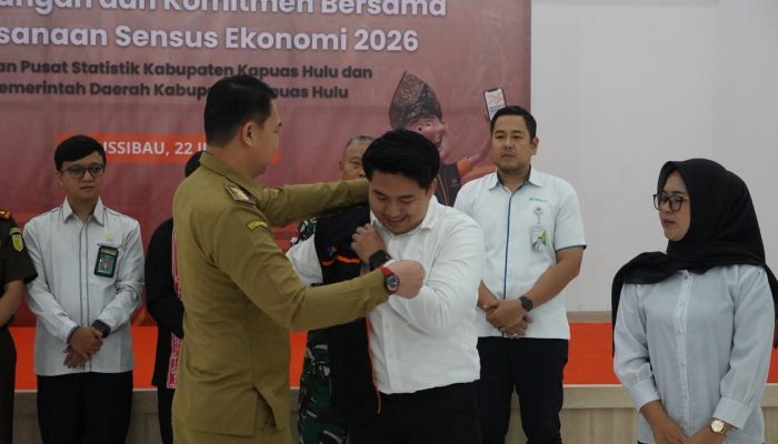 Bupati Kapuas Hulu Canangkan dan Tegaskan Komitmen Bersama Sukseskan Sensus Ekonomi 2026