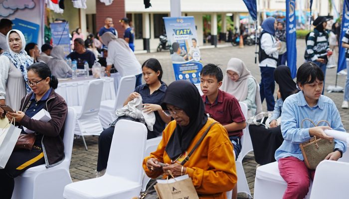 Pasporia di CFD, Imigrasi Hadirkan Layanan Paspor, Live Music dan Cek Kesehatan Gratis