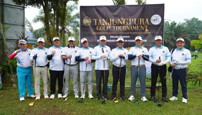 Dirut Bank Kalbar Ikuti Tanjungpura Golf Tournament 2026, HUT ke-68 Kodam XII/Tpr 