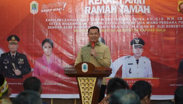 Bupati Kapuas Hulu Ajak TNI Polri Sinergi Jaga Kamtibmas 
