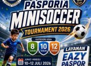 Pasporia Minisoccer Tournament 2026, Urus Paspor Sambil Nonton Sepak Bola