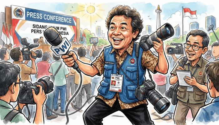 PWI Pusat Resmi Melaporkan Hotman Paris ke Polda Metro Jaya