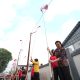 Ribuan Bendera Merah Putih Berkibar di Tanah Bumi Intan Landak 