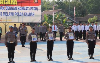 Nakal ? Tiga Anggota Polres Melawi Dipecat