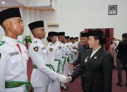 30 Anggota Paskibraka Landak Resmi Dikukuhkan, Karolin Beri Pesan Khusus
