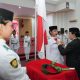 Momen Khidmat Pengukuhan Paskibraka Kabupaten Landak, Karolin Pastikan Kesiapan Anggota