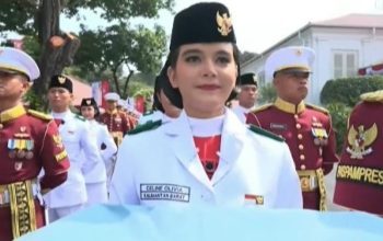 Siswi Asal Pontianak Terpilih Membawa Baki Bendera Merah Putih di Istana Merdeka