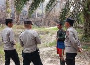 Polres Landak Gencar Sosialisasi Pencegahan Karhutla, Quinn : Satbinmas Terus Mengedukasi Warga