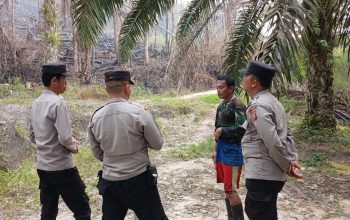 Polres Landak Gencar Sosialisasi Pencegahan Karhutla, Quinn : Satbinmas Terus Mengedukasi Warga